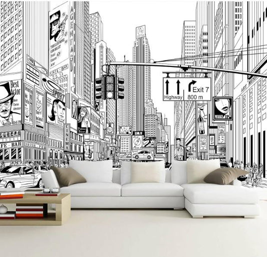 Wallpaper (New York City ),( Hand paint)