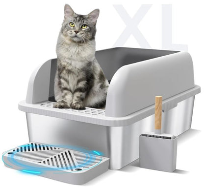 Stainless Steel Cat Litter Box,