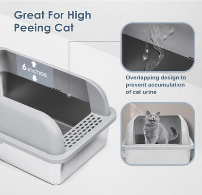 Stainless Steel Cat Litter Box,