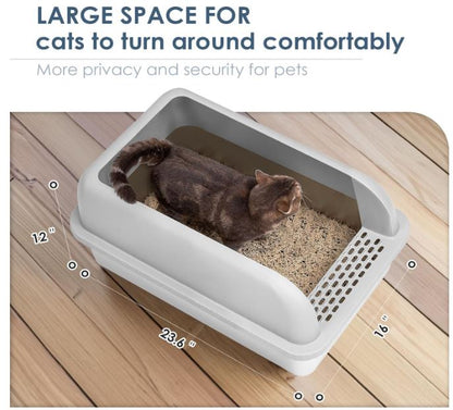 Stainless Steel Cat Litter Box,