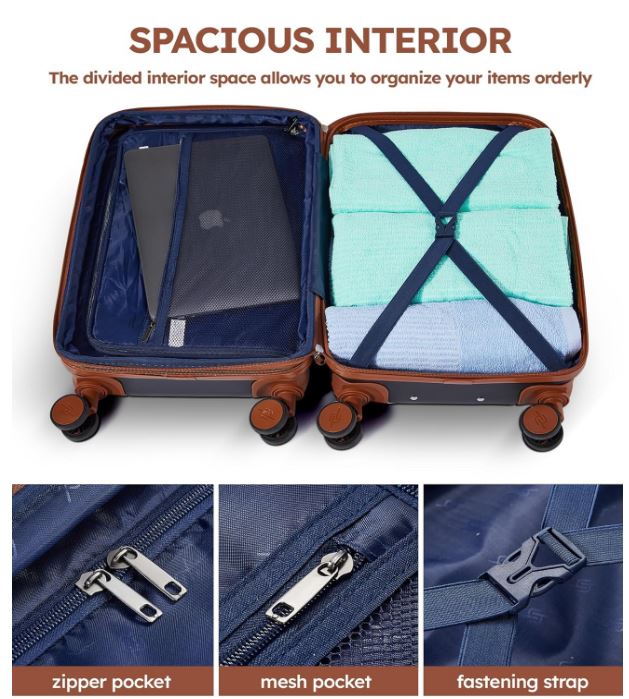 Luggage Set with Spinner Wheels