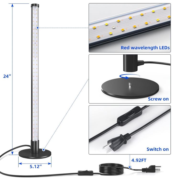 Vertical 20W LED light